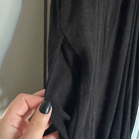 NWT Black Tank Dress with Buttons and Pockets - Picture 4 of 4